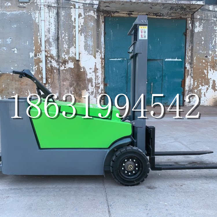 日土县小型电动叉车1吨2吨步行站驾式电瓶堆高充电装卸车液压升降车铲车